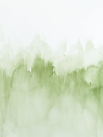 浅绿渐变水彩
