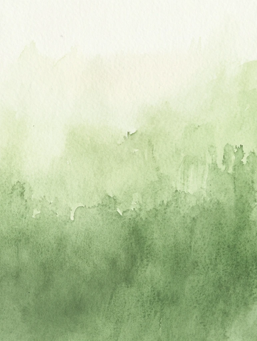 浅绿渐变水彩
