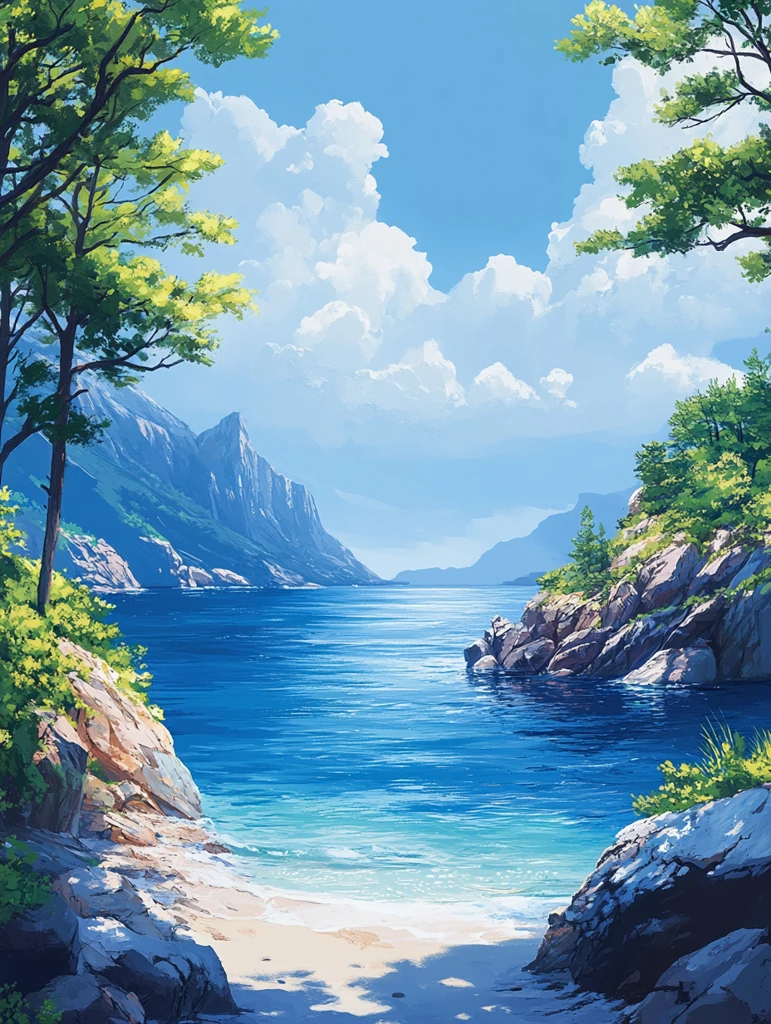 海天一线平静水