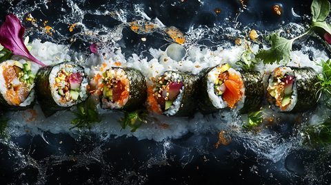 先进的亚洲美食