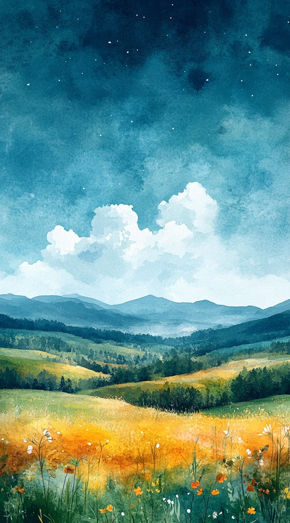 开阔草地条纹背景