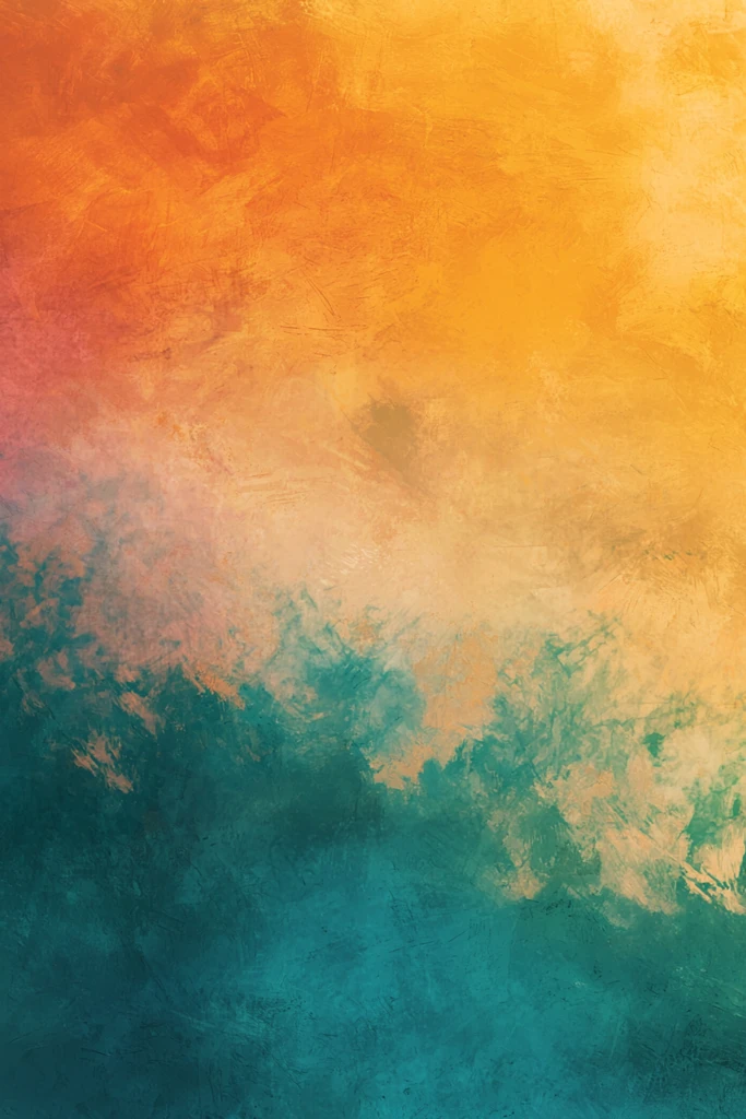 火橙金黄渐变图