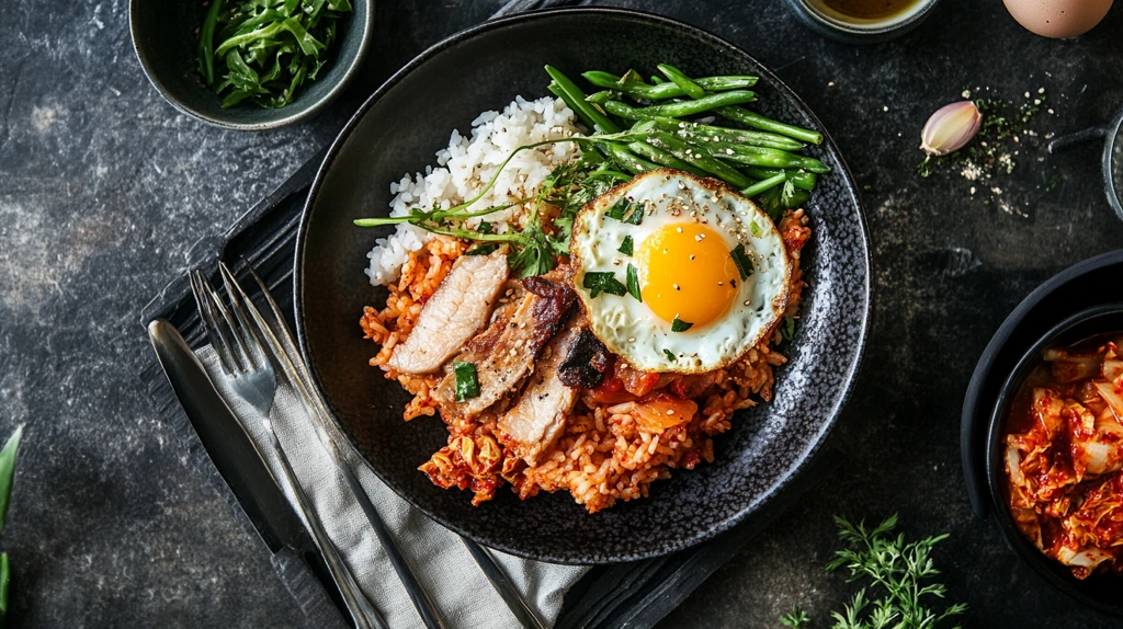 泡菜豚肉炒饭套餐