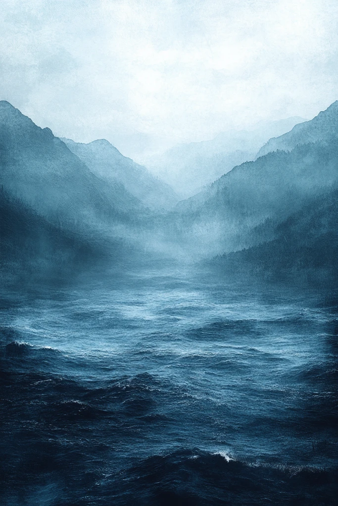 蓝灰渐变天空纹理