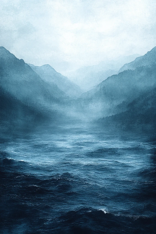 蓝灰渐变天空纹理