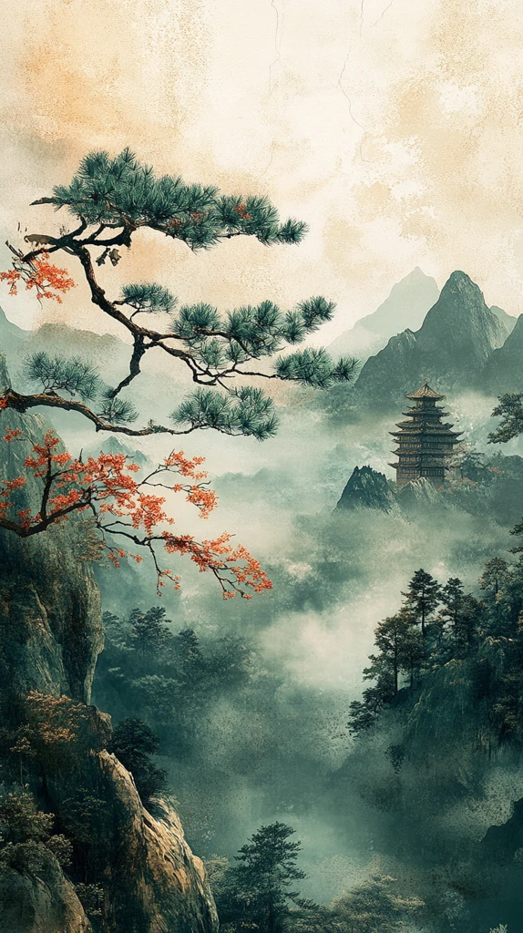 日式简约风格海报