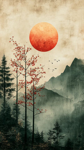 日式简约风格海报