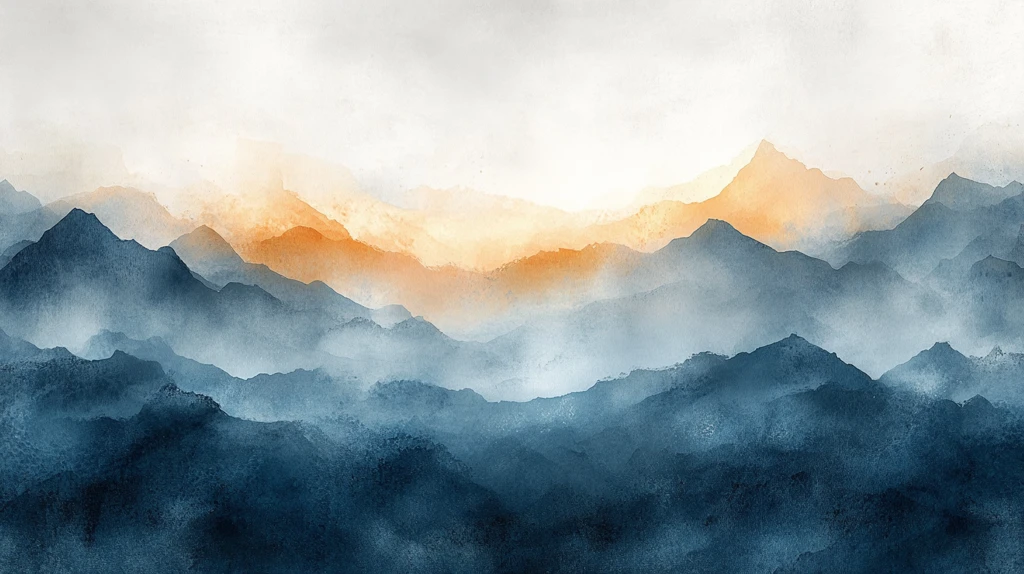 水彩淡雅背景图