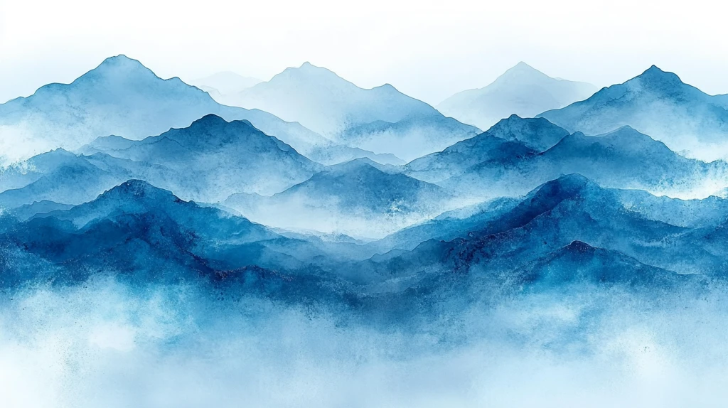 水彩淡雅背景图