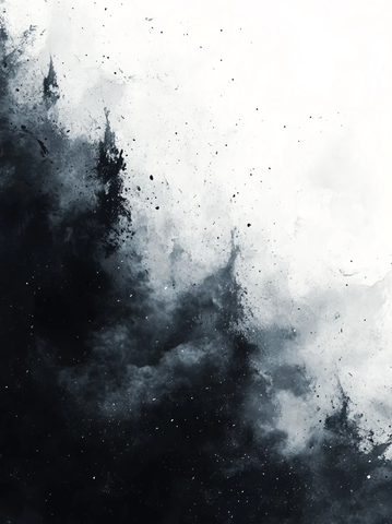 灰白渐变水彩背景