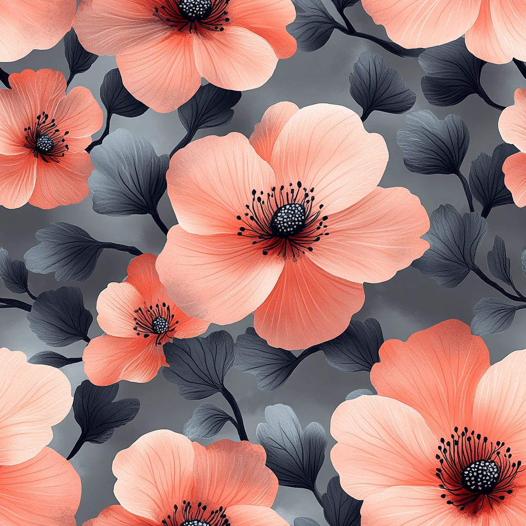 水彩花束背景图