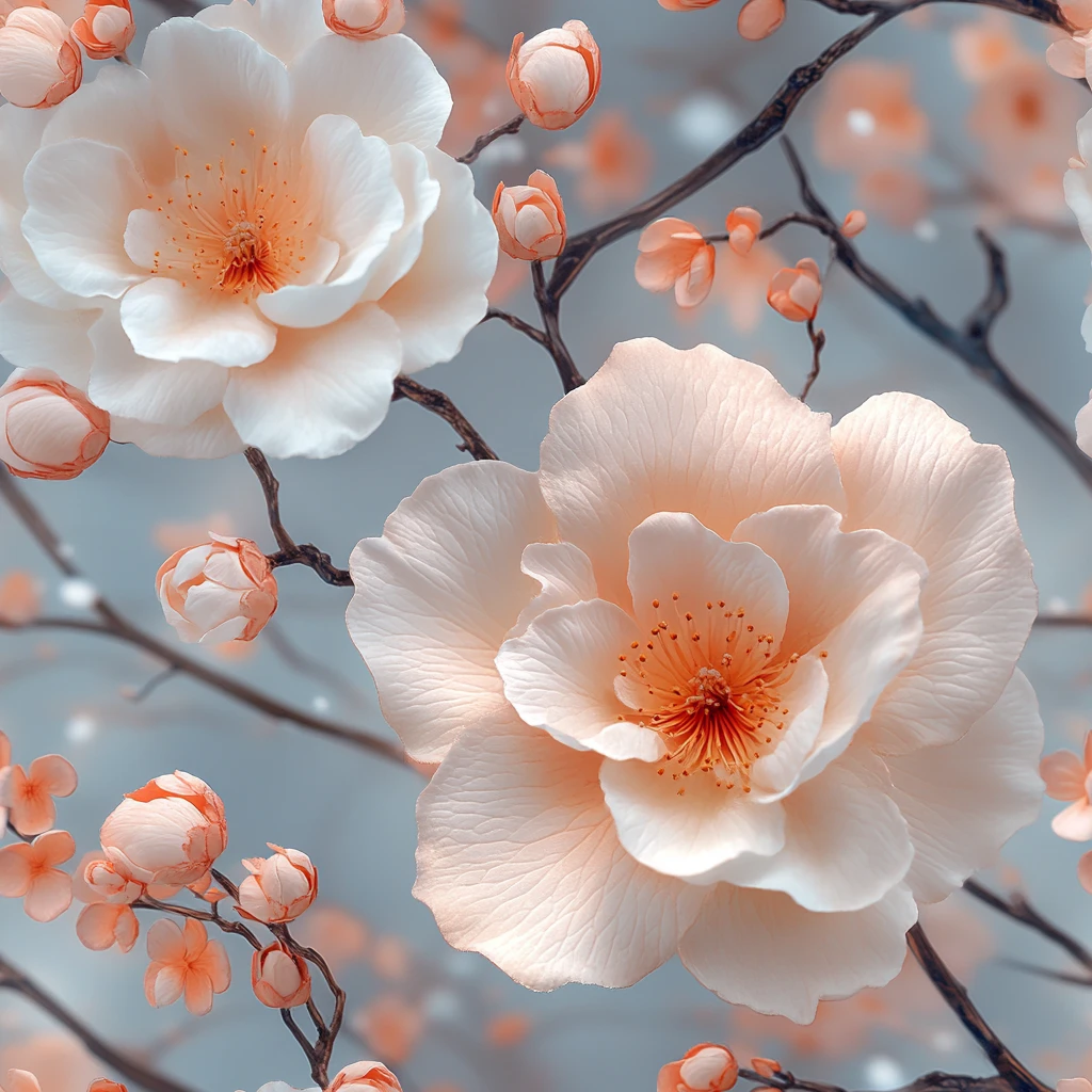 玫瑰樱花花瓣纹理