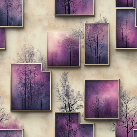 多彩树影框架背景