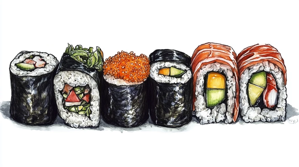 寿司手绘