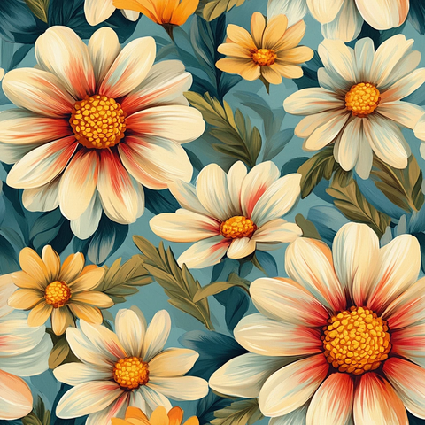 粉色花朵簇拥图