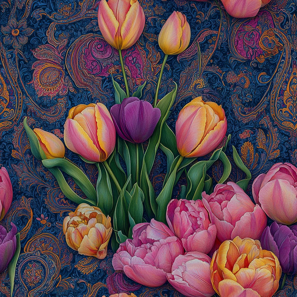 粉色黄花紫色花束