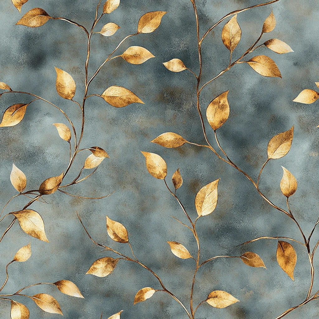 灰背景金藤纹设计