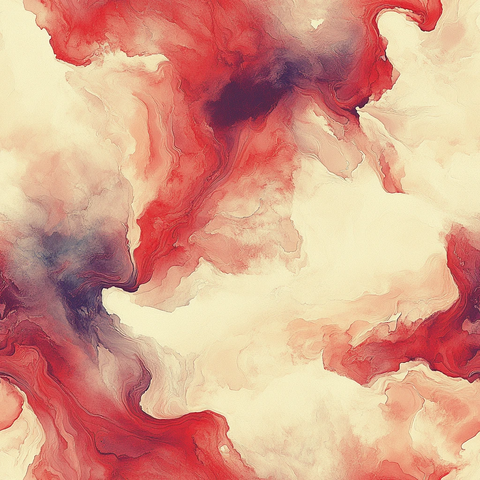 奶油暗红漩涡纹