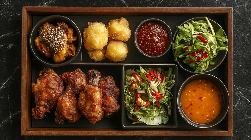 韩式餐前赠送小菜六种