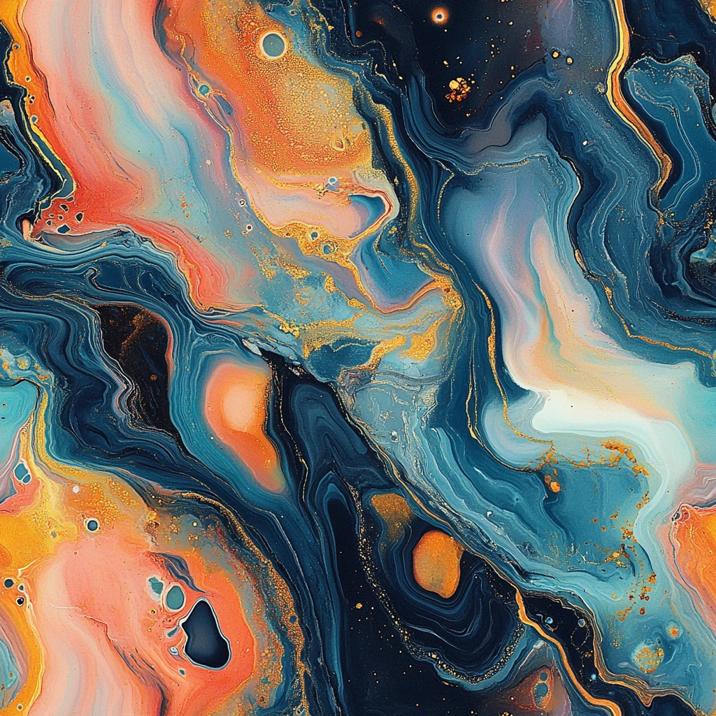 有机石纹色彩图案