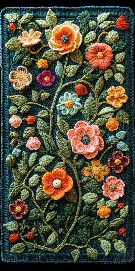 绿色金银花藤编织