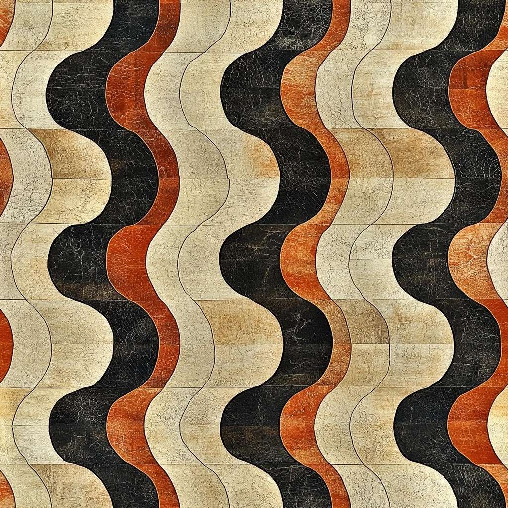 安妮波浪纹地毯