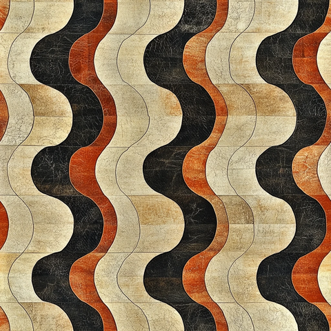 安妮波浪纹地毯