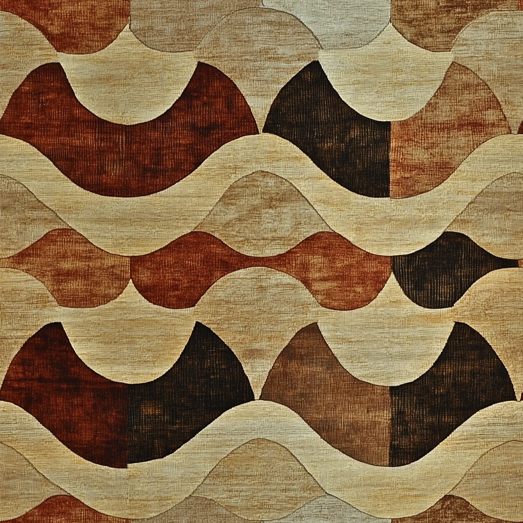 安妮波浪纹地毯