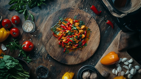 意大利蔬菜披萨