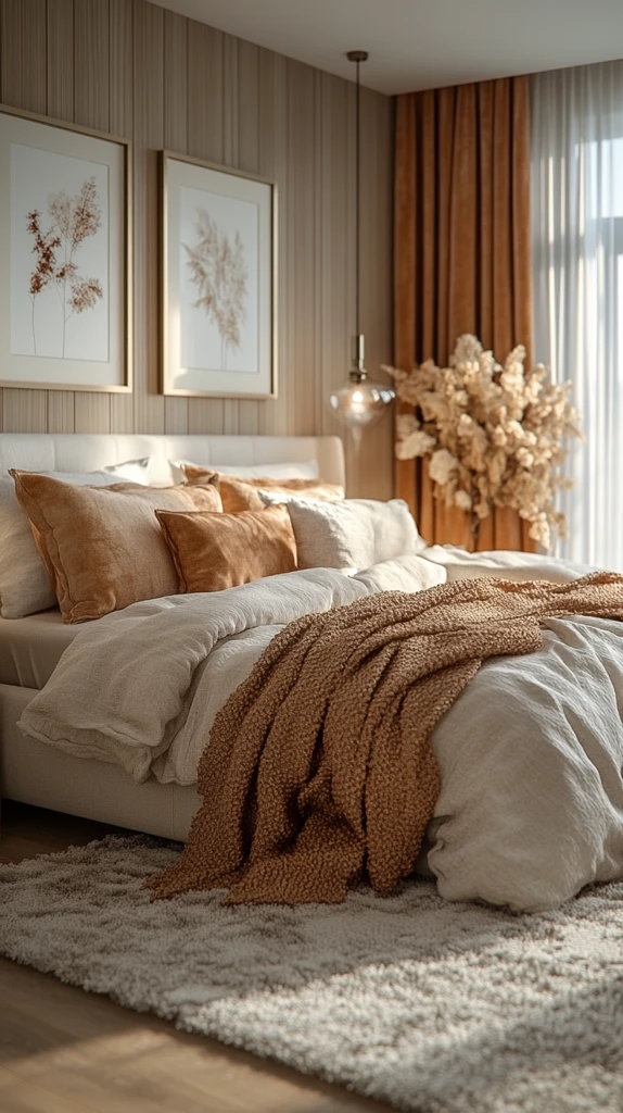 双床头画白色床头卧室