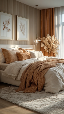 双床头画白色床头卧室