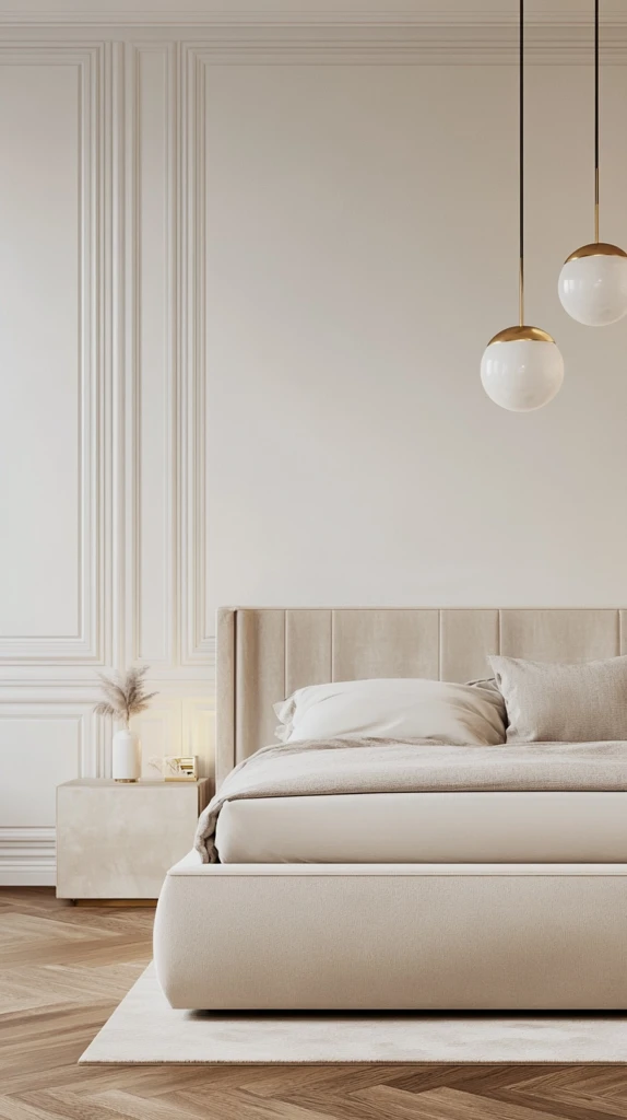 奢华贝壳吊灯卧室