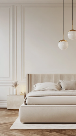 奢华贝壳吊灯卧室