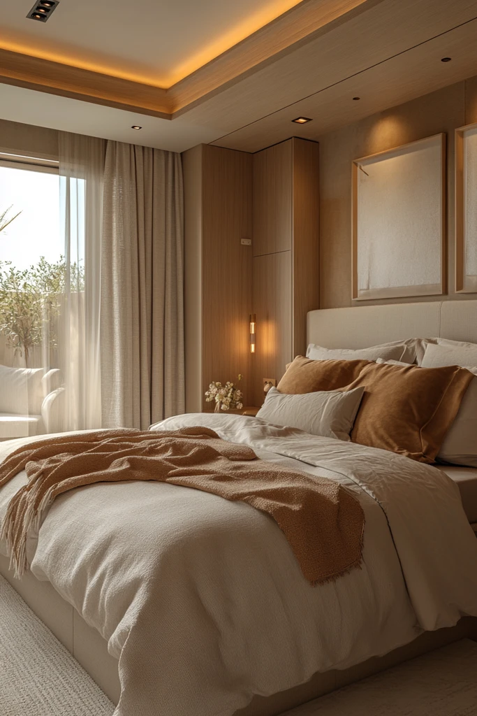 中性色调卧室