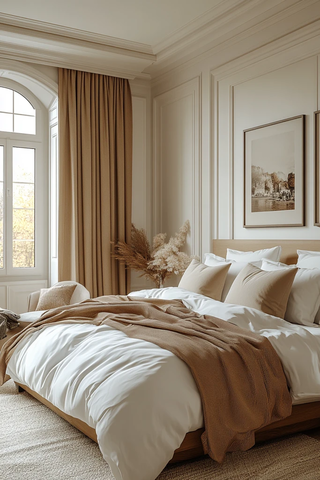 白色现代卧室空间