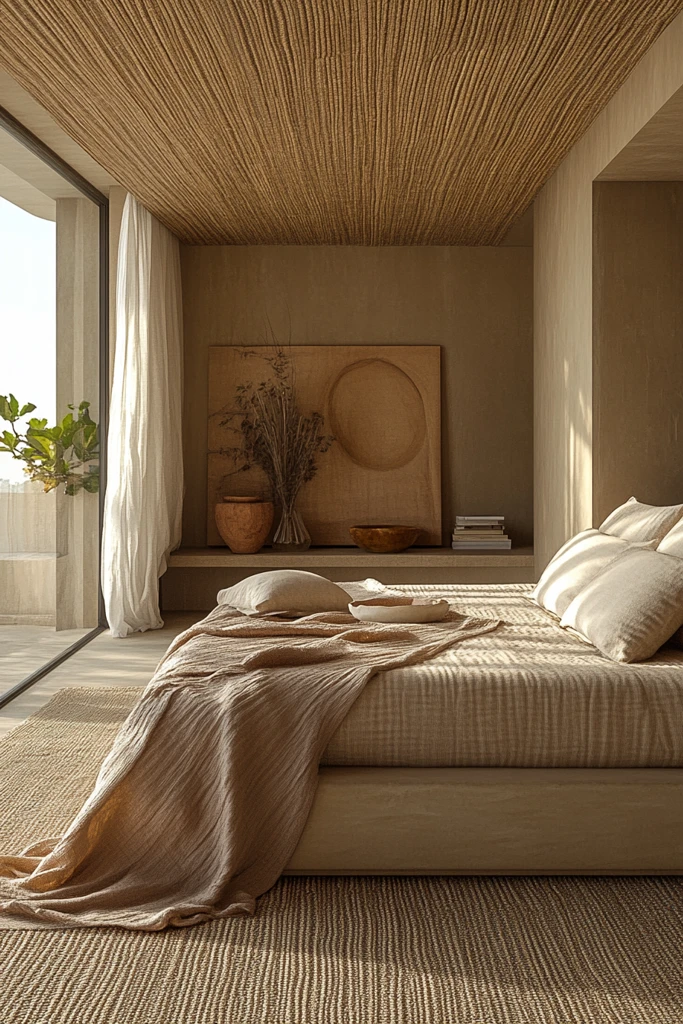 现代卧室室内摄影