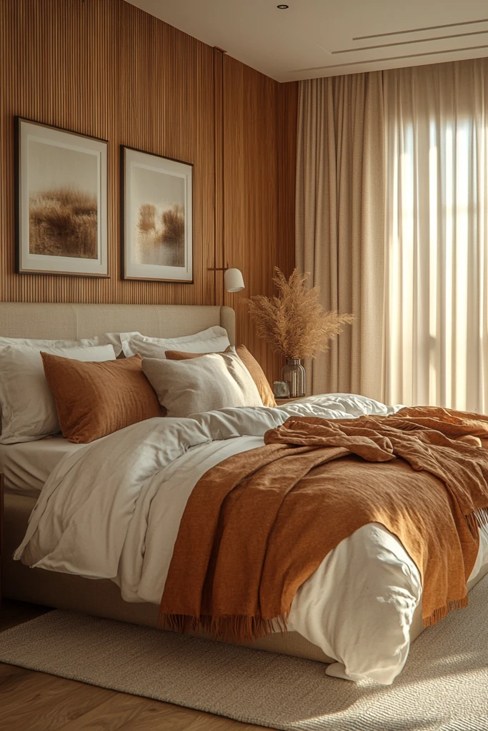 现代卧室室内摄影