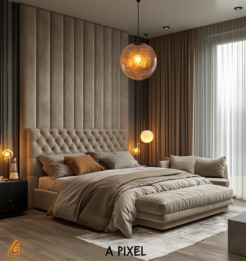 大床软沙发卧室