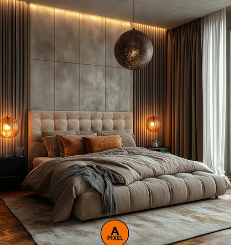 大床软沙发卧室