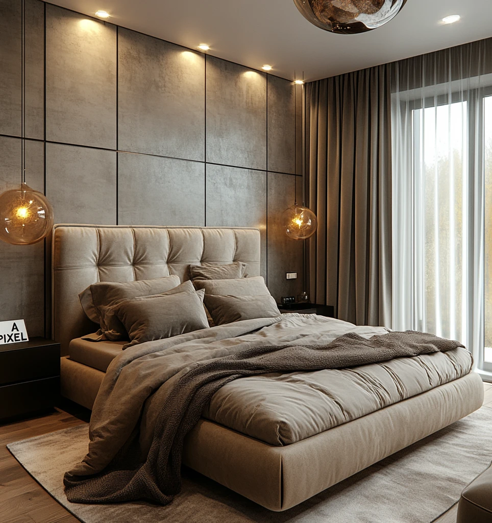 大床软沙发卧室