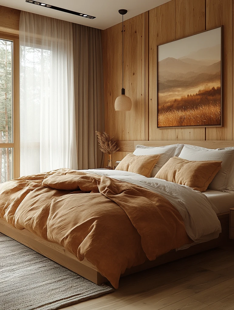 线性灯卧室布局