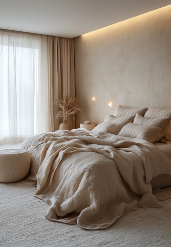 白色墙壁灰色墙面卧室