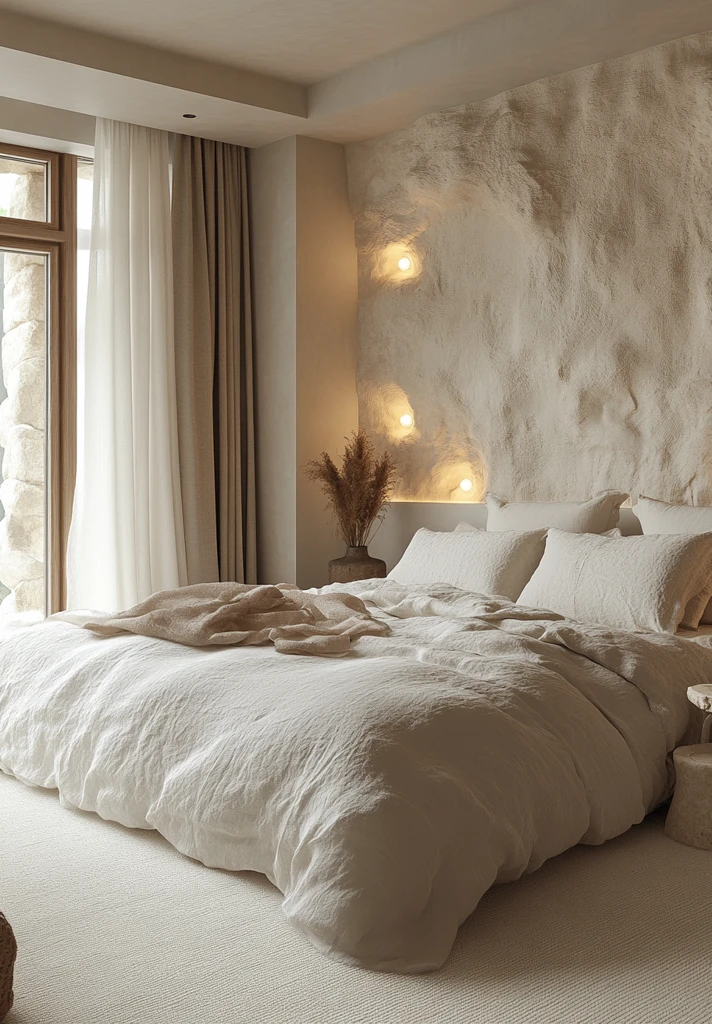 白色墙壁灰色墙面卧室