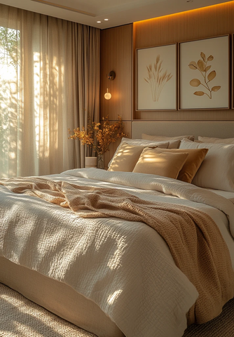 简约卧室软光设计