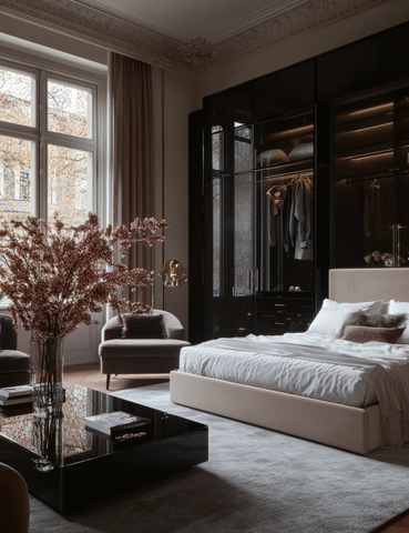 大床卧室家居镜墙