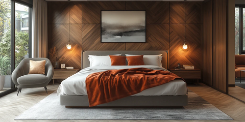 木墙双床酒店客房