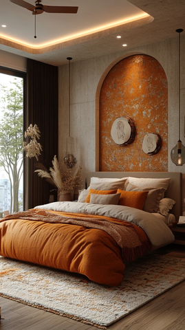 波西米亚中世纪艺术卧室