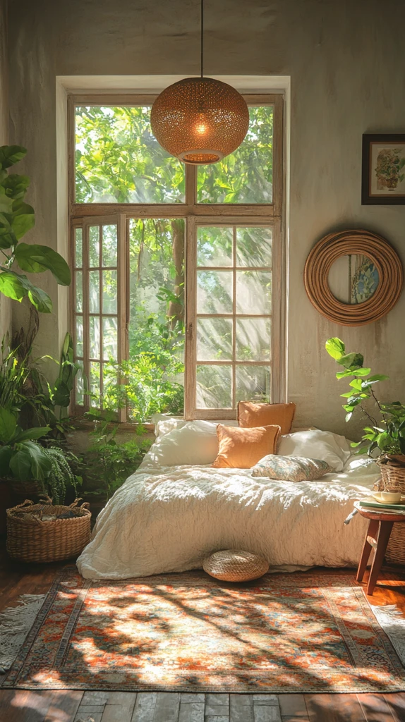 波西米亚中世纪艺术卧室