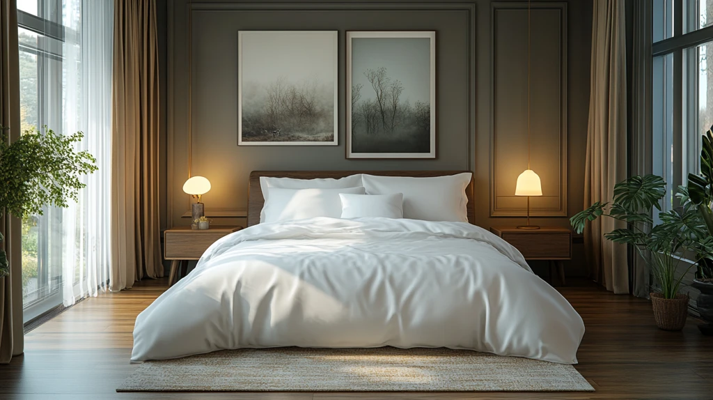 灰色系卧室设计