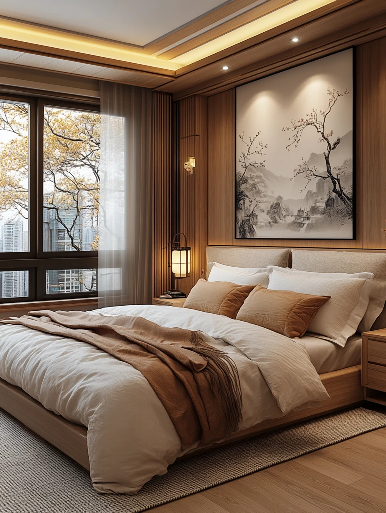 宋式风格卧室